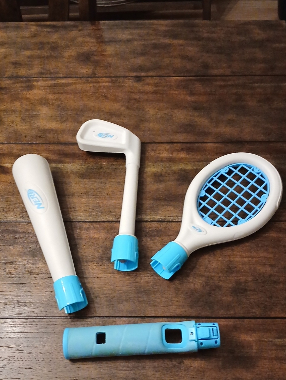 Nintendo Wii-Wii Sports Nerf Accessory Bundle-Baseball Tennis Golf Conroller Acc